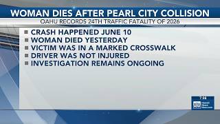 Pedestrian crash marks Oahu’s 24th traffic fatality in 2026
