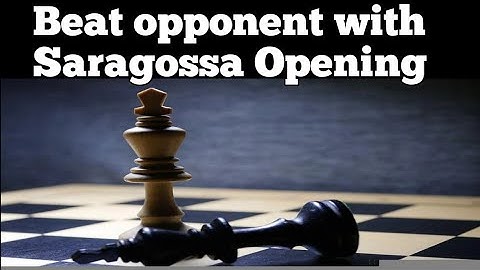 Saragossa Opening chess । Saragossa Opening । best checkmate move । chess tricks । The Master Tricks