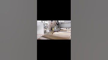 ATC cnc machine with vertical and horizontal drilling head #cnctechnology #machine #woodworking
