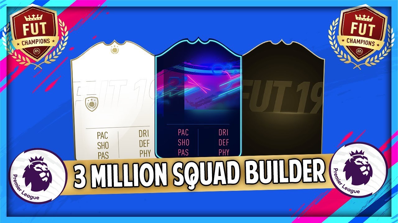 LA MIA NUOVA SQUADRA PER IL FUT CHAMPIONS !!! 3 MILLION SQUAD BUILDER - FIFA 19 ITA