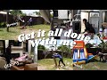 Home refresh get it all done with me vlog  cleaning  yard work daily motivation