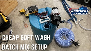Cheap Batch Mix Setup For Soft Washing