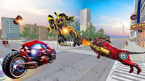 Jet Robot Car Transformation - Optimus Prime - Android Gameplay