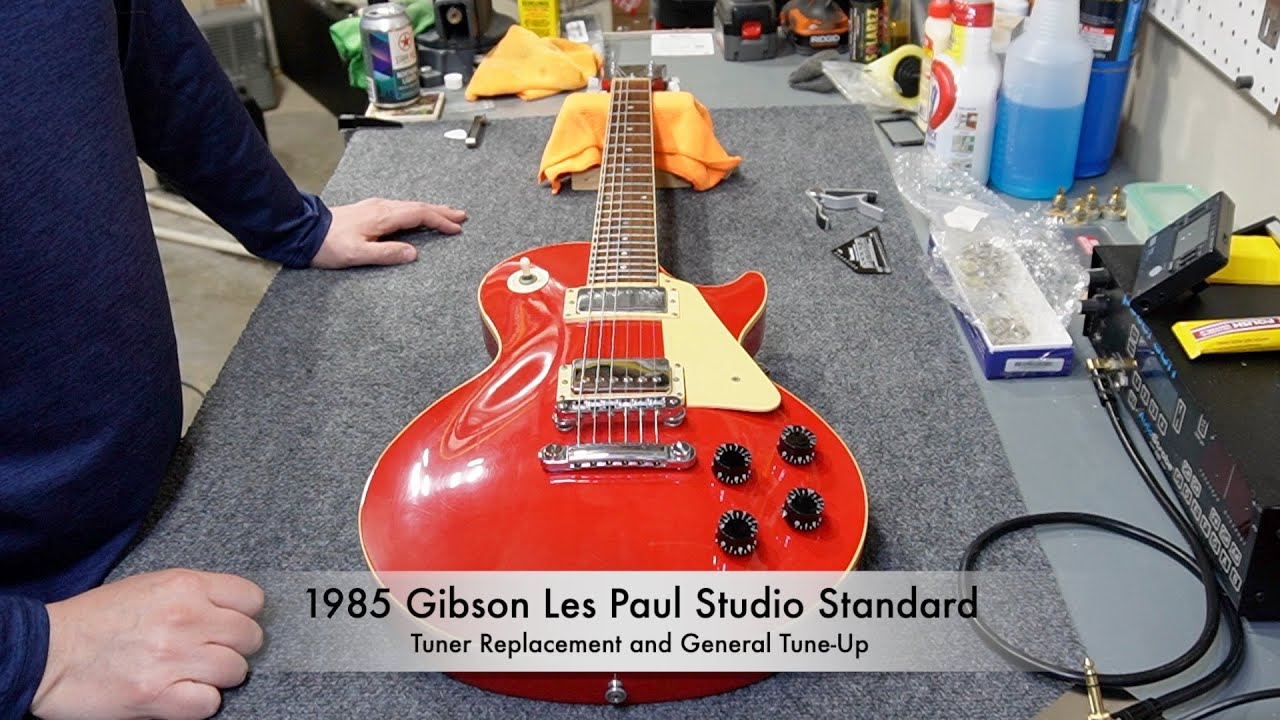 1985 Gibson Les Paul Studio Standard: Removing Sperzel Tuners
