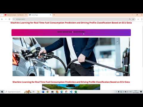 Machine Learning for Real Time Fuel Consumption Prediction and Driving Profile Classification Based
