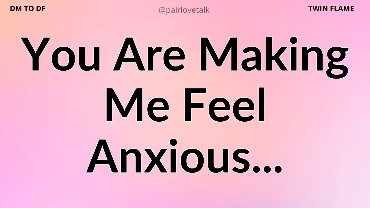 Ты заставляешь меня волноваться...😍😕💖