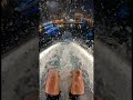 Night Water Slide Over Dubai Marina Skyline – Full-Height Glass POV Ride #glassslide #waterslide