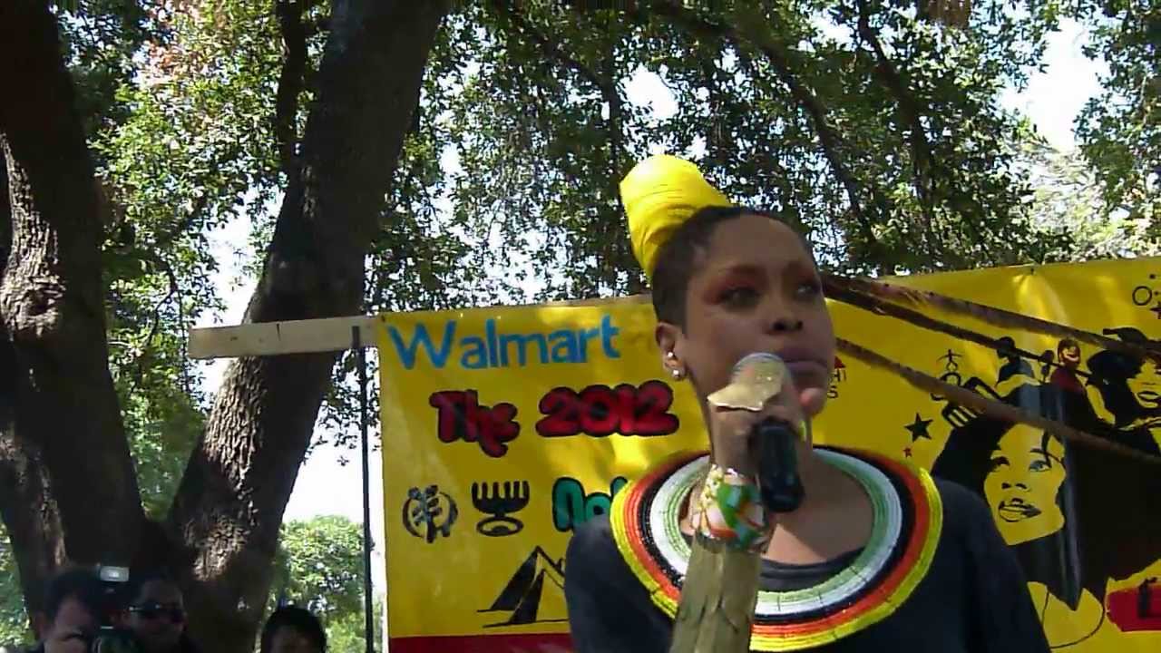 ⁣Erykah Badu with serious talk at The Naturallyisis Natural Hair Parade and Festival 2012