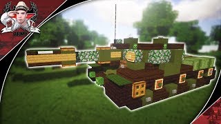 Minecraft: WW2 SU-152 | Self-Propelled Heavy Howitzer Tank Tutorial