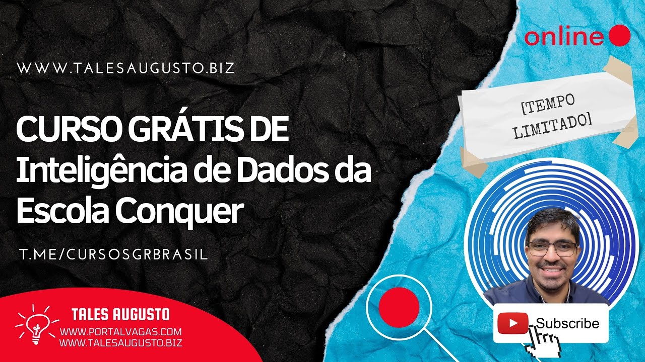 Curso Grátis de Inteligência de Dados da Escola Conquer