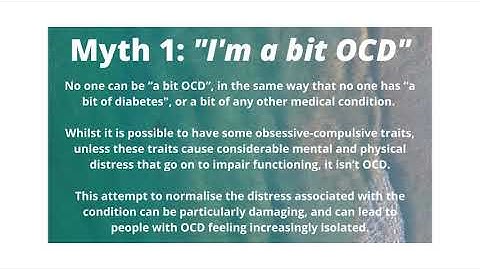 OCD Awareness: Debunking the Myths