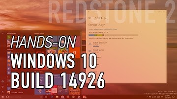 Windows 10 build 14926: Hands-on with 