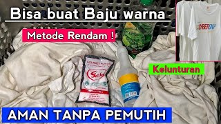 Cara Menghilangkan luntur di baju putihTips Laundry Sederhana