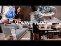 MOVING VLOG #4 | shop with me for my new apartment, bathroom/kitchen organization, haul!
