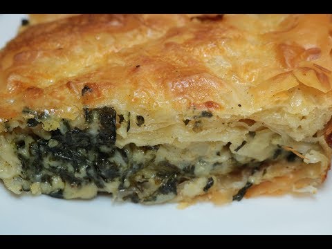 طريقه عمل صينيه الجلاش بالجبنه والسبانخ