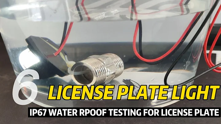 IP67 WATER PROOF TESTING