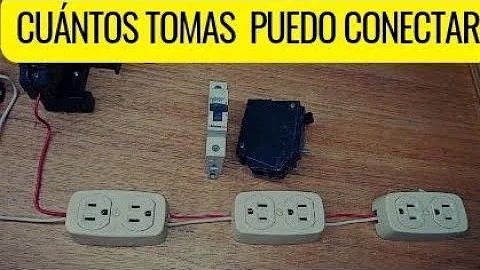 ¿Cuántos enchufes puedo conectar?