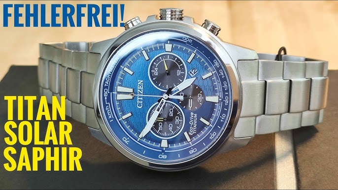 Citizen Chronograph Titan CA4570-88L / Neuer Chronograph von Citizen /  Eco-Drive Solar Uhrwerk / - YouTube