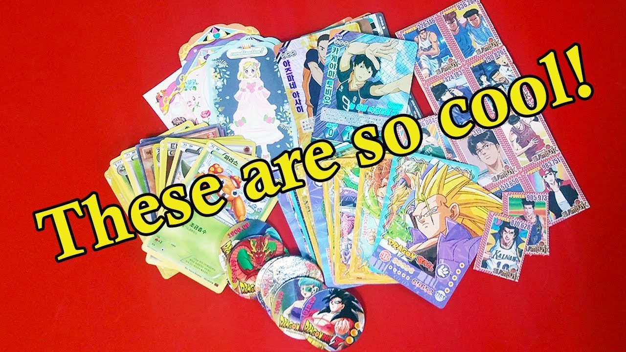 POGS AND ANIME CARDS: DRAGON BALL, HAIKYUU, SLAMDUNK, POKEMON, AND PRI PARA