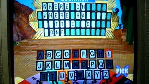 Playstation Wheel of Fortune Run Game 28 Part 2