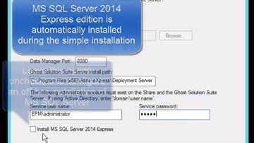 Custom Installation of Ghost Solution Suite 3.0 | Symantec Support