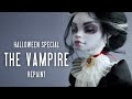 Halloween repaint  vampire ooak custom doll  monster high abbey bominable