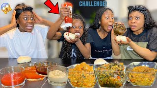 **MUST WATCH** DON’T CHOOSE THE WRONG SOUP CHALLENGE! Ft fufu and eforiro, egusi, Ogbono soup...
