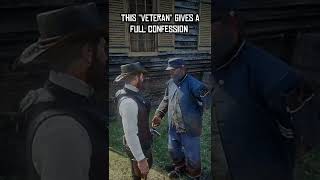 This Veteran Has Had A Secret The Whole Time - RDR2 #rdr2 #shorts #gaming