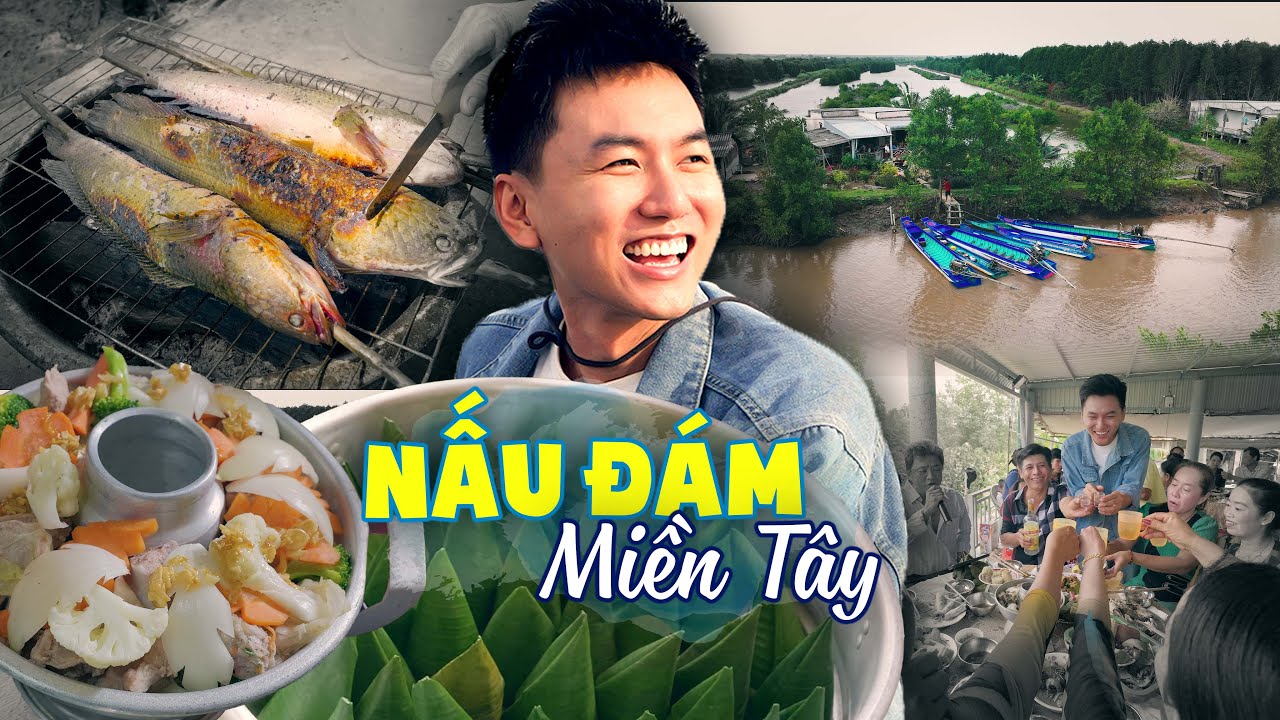 Праздничное застолье в таинственной деревне на сваях в джунглях – Тэт Вьетнаме|Tết Miền Tây Việt Nam