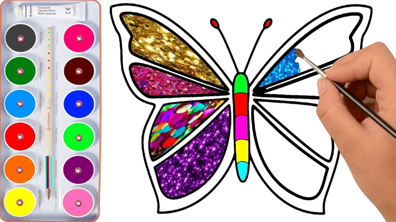 Drawing for Kids  Butterfly And Many  Picture Coloring Pages