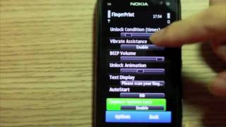 YouTube    Nokia N8 Hidden Feature  FingerPrint Software application screenshot 5