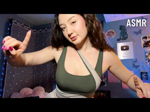 ASMR Fast Fabric Scratching, Collarbone Tapping & Fanning *Body Triggers*