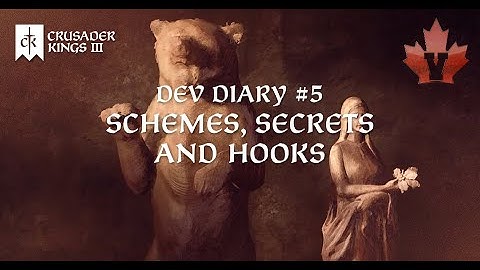 Crusader Kings 3 Dev Diary 5 - Schemes, Secrets and Hooks [ CK3 Gameplay News ]
