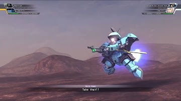 SD Gundam G Generation Cross Rays - Graze Ritter Ground Type ~Battle Animations~