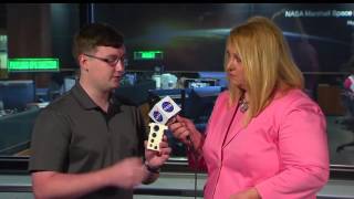 Space Station Live: 3-D Printing of a Student Design