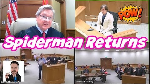 Spiderman Weaves Tangled Web In Court