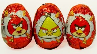 3 Angry Birds Surprise Eggs Unboxing For Baby And Kids Mymilliontv