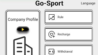 Go-Sport New Earning Project | Real Online Earning App 2023 | Earn at Home screenshot 1