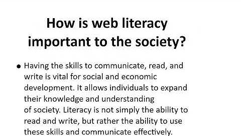 Web Literacy