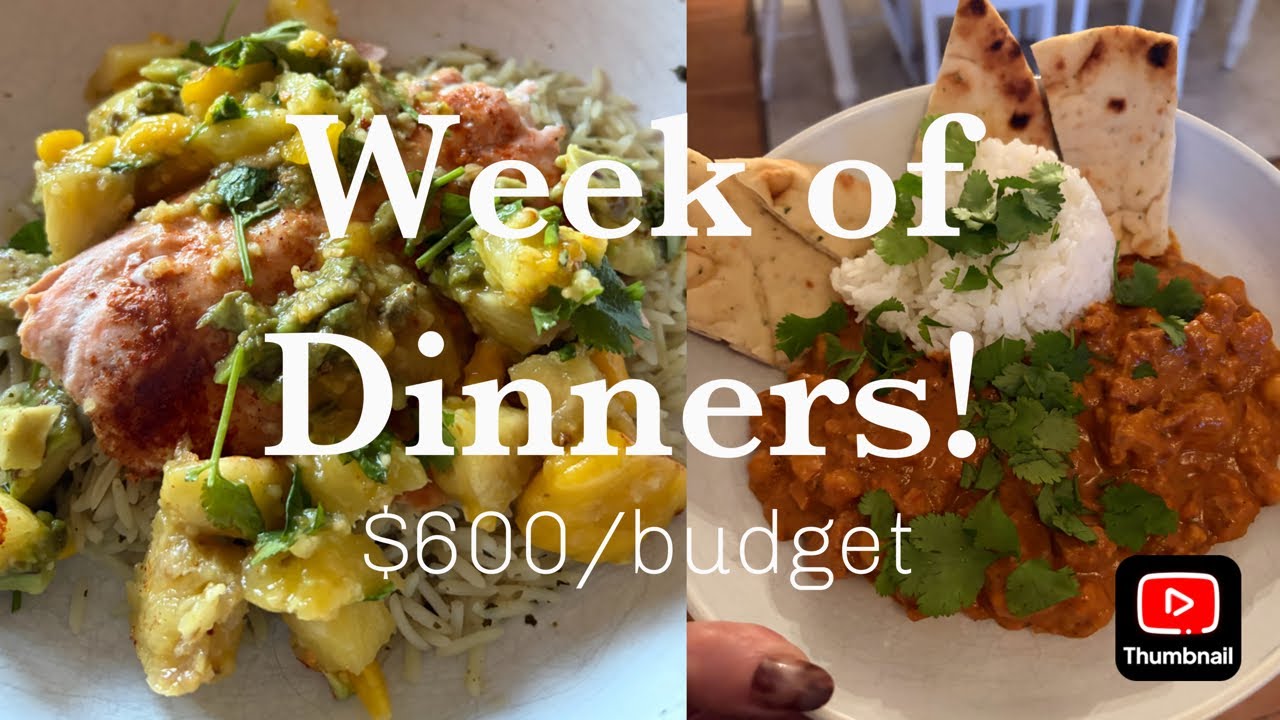 WEEK OF DINNERS | FAMILY OF 5 🇨🇦 | $600 BUDGET