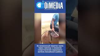 За незаконный перегон скота через границу и  сопротивление задержаны жители Аксыйского района