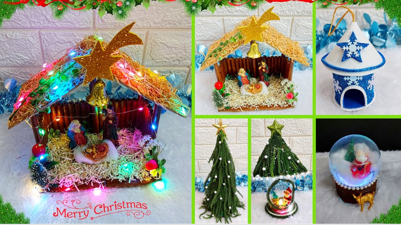 Best out of waste 5 Christmas Decoration idea at Home | DIY Economical