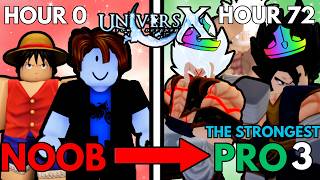 Going Noob To Pro In 72 Hours In Universal Tower Defense X & Obtaining The META Dragon Ball Units