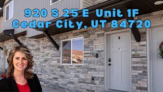 920 S 25 E  Unit 1F  Cedar City, UT 84720