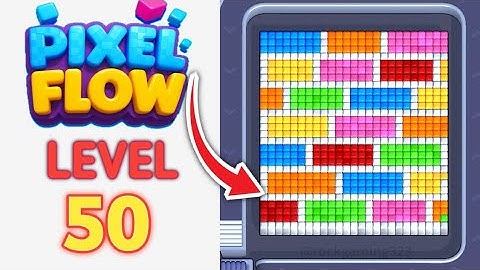 Pixel Flow Level 50 Walkthrough