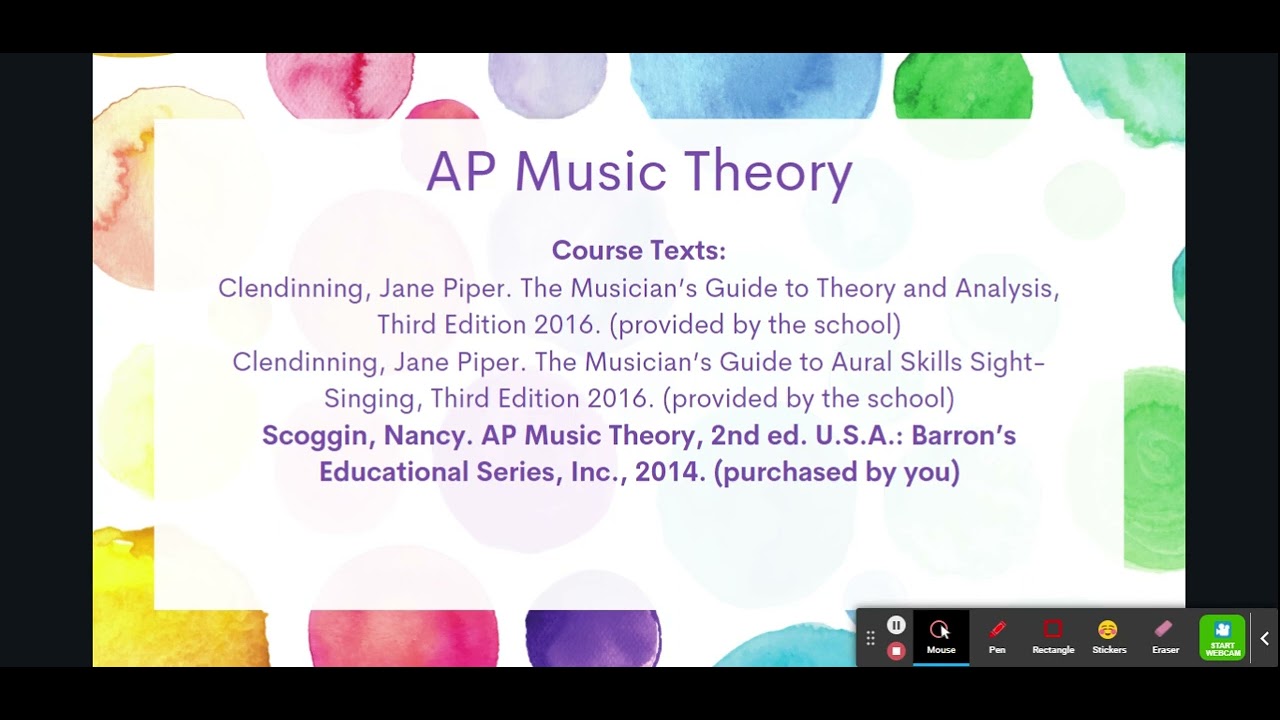 AP Music Theory Course Overview - Ardrey Kell High School - YouTube