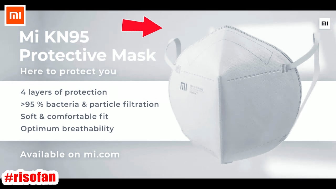 new Xiaomi Mi KN95 Protective Mask.