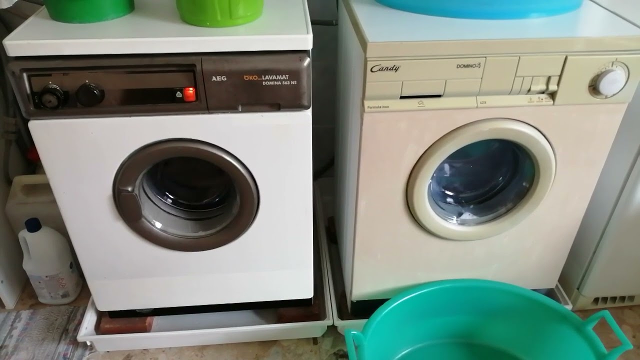 AEG Lavamat VS Candy Domino, gara di centrifuga