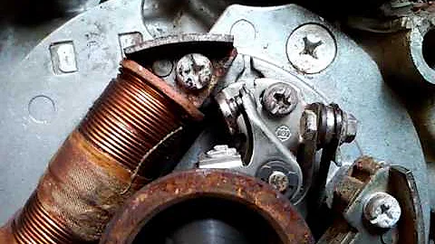 Setting points on honda xr80r 1990