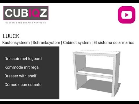 Cubiqz Luuck Dresser With Shelf Youtube